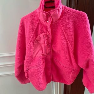 Free People hit the slopes fleece jacket